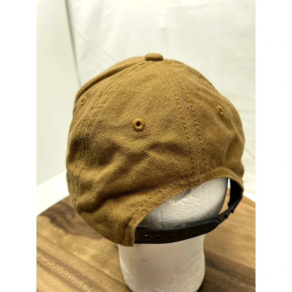 Mack Truck Bulldog Hat Cap Logo Khaki Gold Brown Vintage Mens Snapback Cap‎ Hat